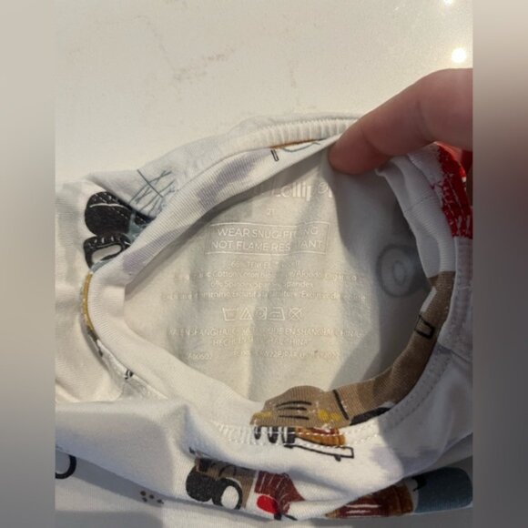 Loulou lollipop trucks two piece pajama set - Picture 2 of 3